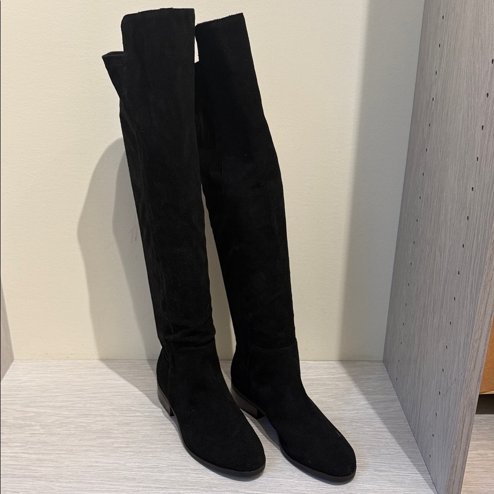 Lucky Brand Black Over the Knee Boots